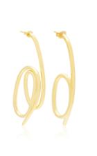 Joanna Laura Constantine Gold-plated Asymmetrical Knot Earrings