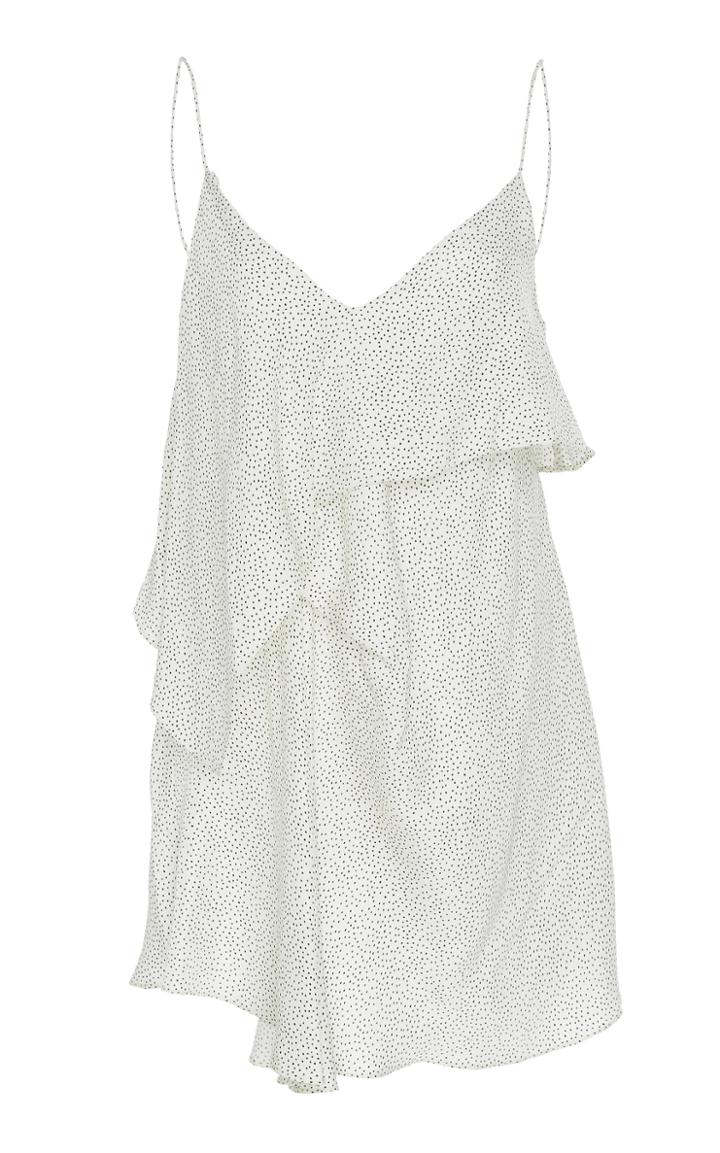 Acler Caulfield Ruffled Silk Cami Top