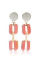 Marni Horn And Resin Earrings