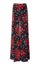 Rebecca De Ravenel Printed High Waist Pant