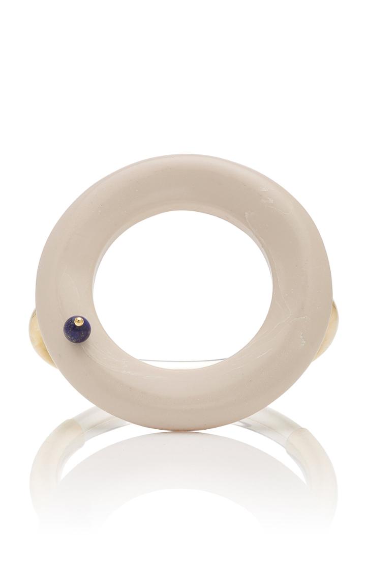 Luiza Dias 111 Marble And Lapis Lazuli Bracelet