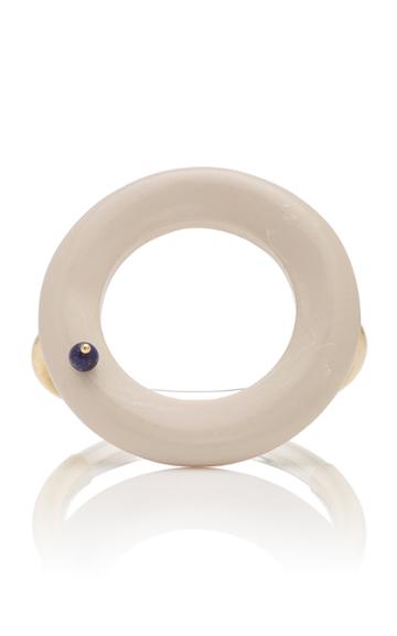 Luiza Dias 111 Marble And Lapis Lazuli Bracelet