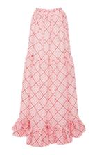 Markarian Plaid Organza Full Skirt