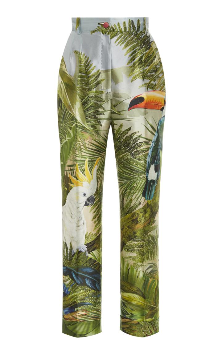 Moda Operandi Dolce & Gabbana Satin Straight-leg Pants Size: 38