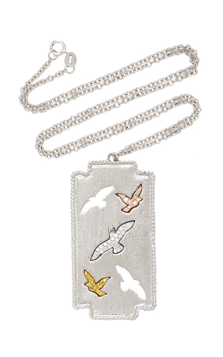 Payal Mehta Bird Blade Pendant And Chain