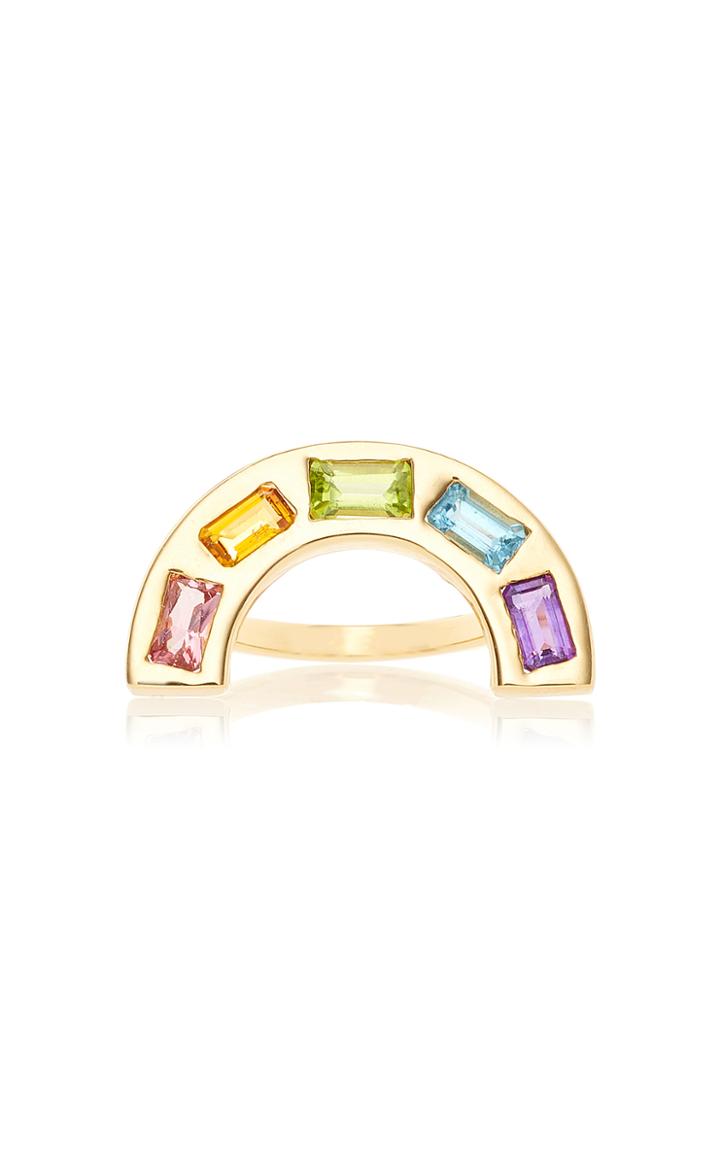 Brent Neale M'o Exclusive Large Deconstructed Rainbow Ring