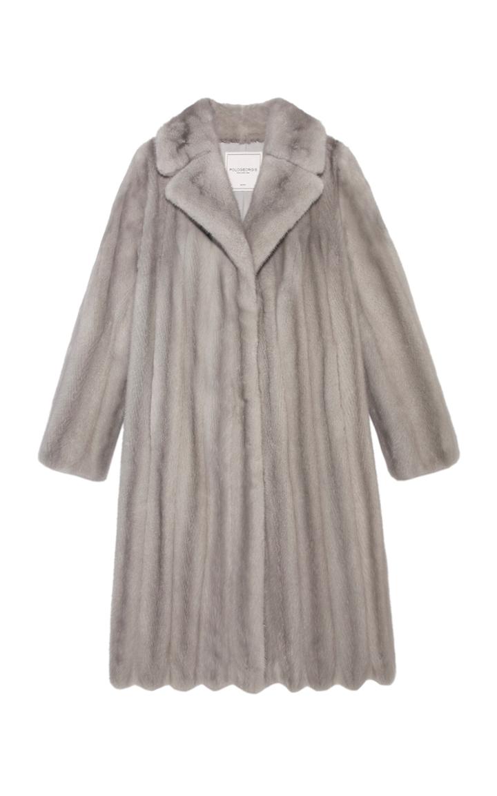 Pologeorgis The Letter Mink Coat