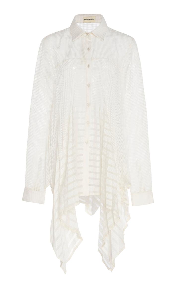 Moda Operandi Rahul Mishra Cascade Asymmetric Paneled Tunic Shirt Size: 38
