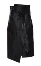 Petar Petrov Rita Patent Leather Skirt