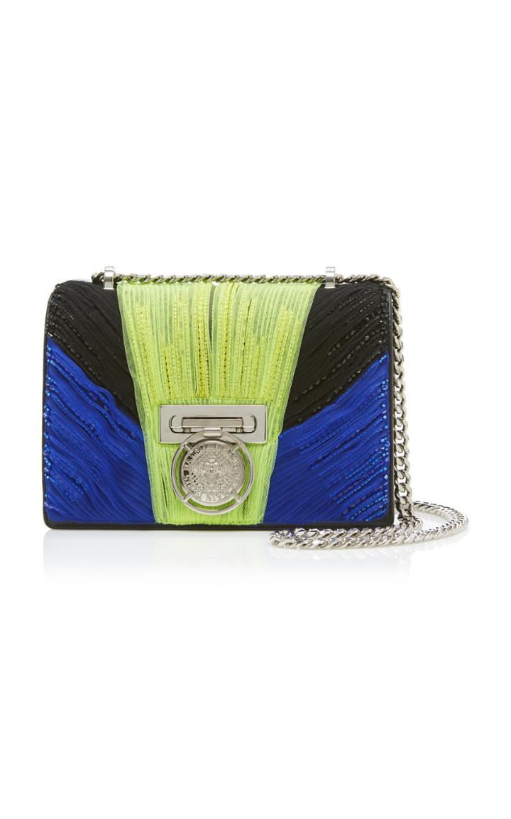 Balmain Small Rainbow Flap Box Bag