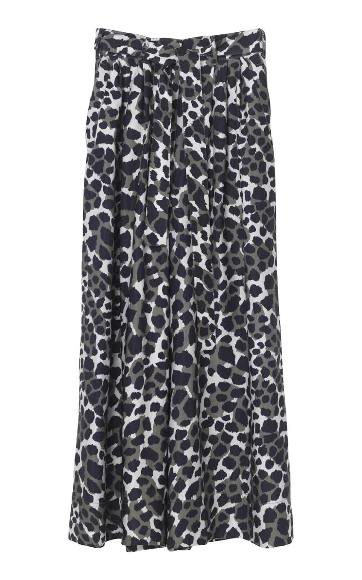 By Malene Birger Dinizia Leopard Wide-leg Pants