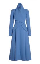 Moda Operandi Emilia Wickstead Ivette Wrap-effect Wool Dress