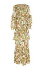Peter Pilotto Iridescent Georgette Gown