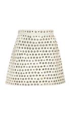 Nour Hammour Vota Lambskin Skirt