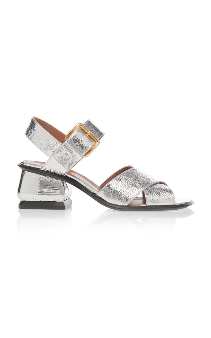 Marni Metallic Leather Pump