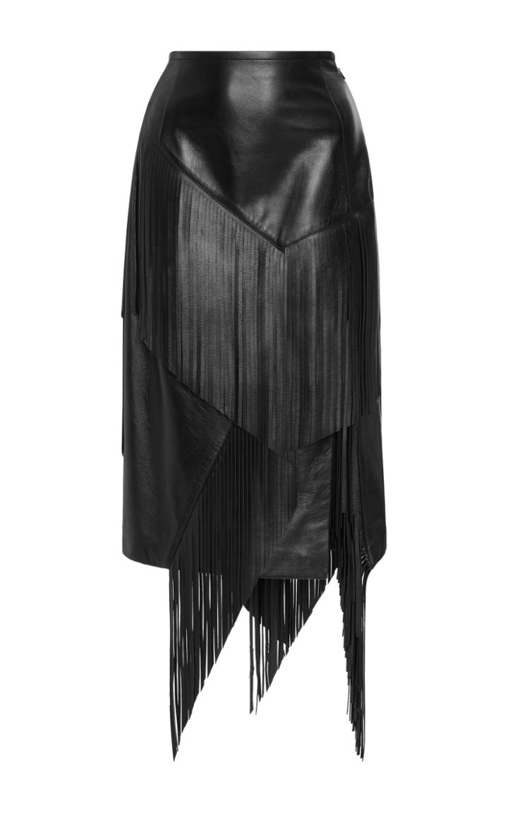 Michael Kors Collection Fringe Pencil Skirt