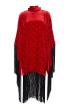 Moda Operandi Philosophy Di Lorenzo Serafini Fringed Velvet Mini Dress