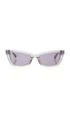 Kate Young Katia Clear Square Cat-eye Frame Sunglasses