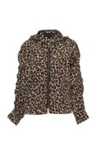Moda Operandi Veronica Beard Sibila Leopard-printed Hooded Jacket Size: Xs