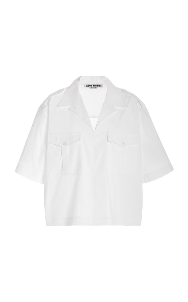 Acne Studios Stina Poplin Top