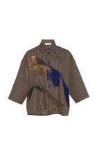 Dice Kayek Plaid Print Jacket