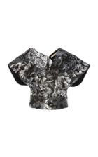 Christopher Kane Floral Jacquard Top