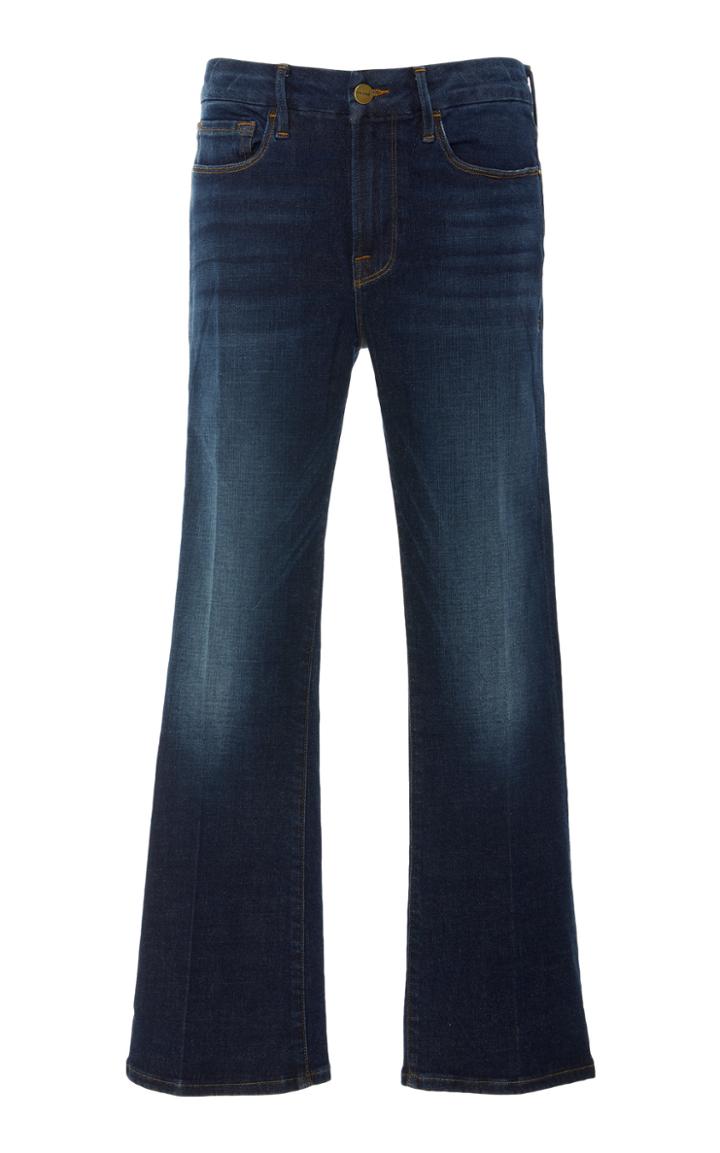 Frame Denim Le Crop Mini High-rise Flared Jean