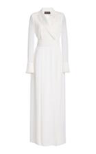 Max Mara Gemma Crepe And Chiffon Dress