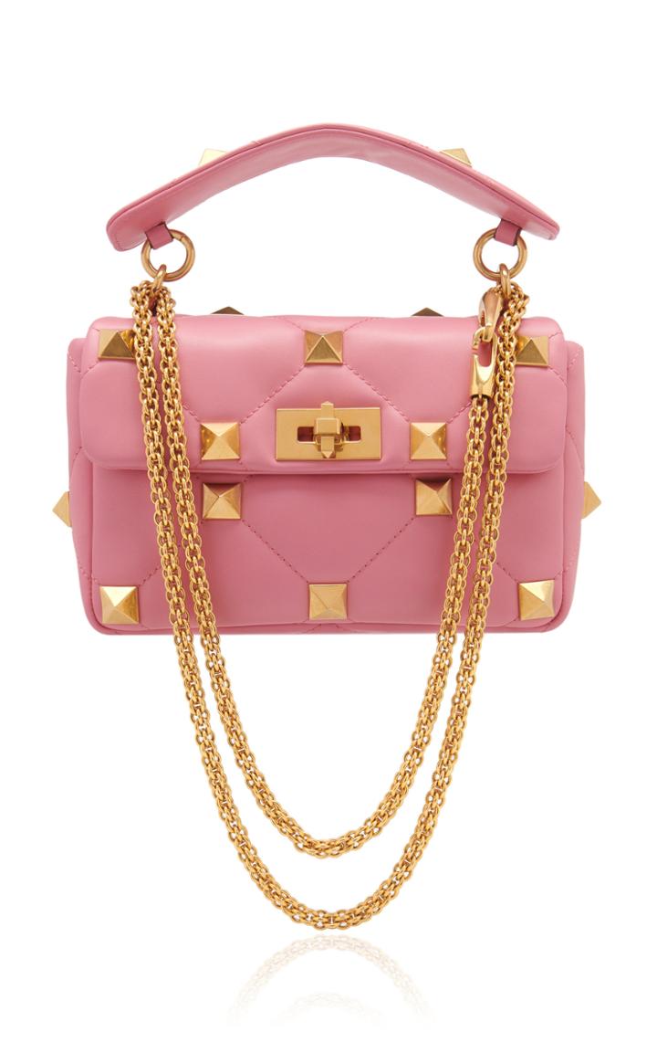 Moda Operandi Valentino Valentino Garavani Roman Stud Medium Leather Shoulder Bag