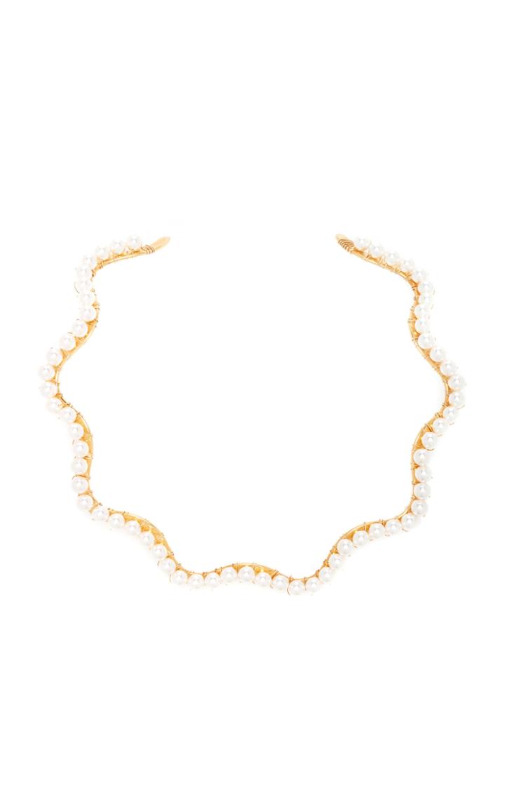 Beck Jewels A Bigger Splash Choker - Pearl