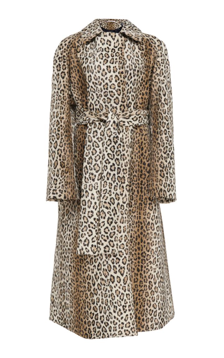 Emilia Wickstead Jill Belted Printed Cotton-blend Coat