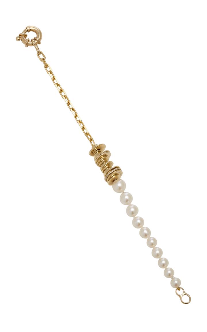 Kendra Pariseault Love One Another Pearl And Diamond Bracelet