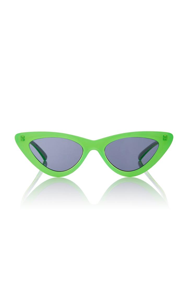 Adam Selman X Le Specs The Last Lolita Acetate Cat-eye Sunglasses