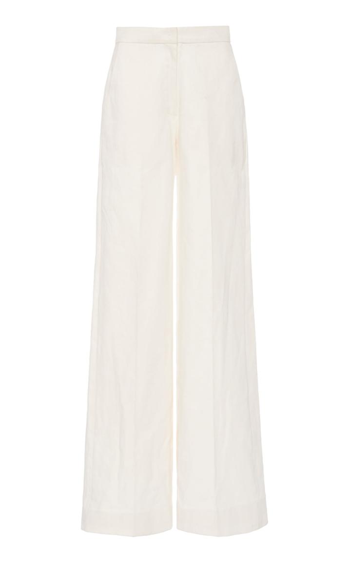 Moda Operandi Rahul Mishra Denim Straight-leg Pants Size: 36