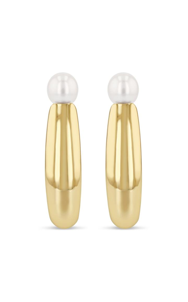 Moda Operandi Grace Lee 14k Yellow Gold Pearl Demi Earrings