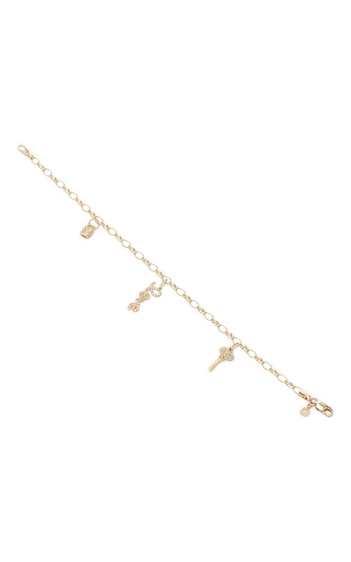 Sydney Evan 3 Love Charm Bracelet
