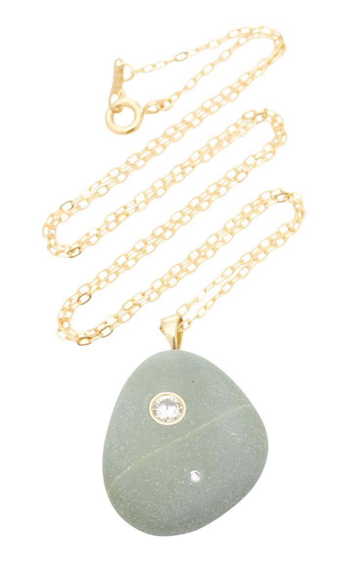 Cvc Stones Hunter 18k Gold Stone And Diamond Necklace