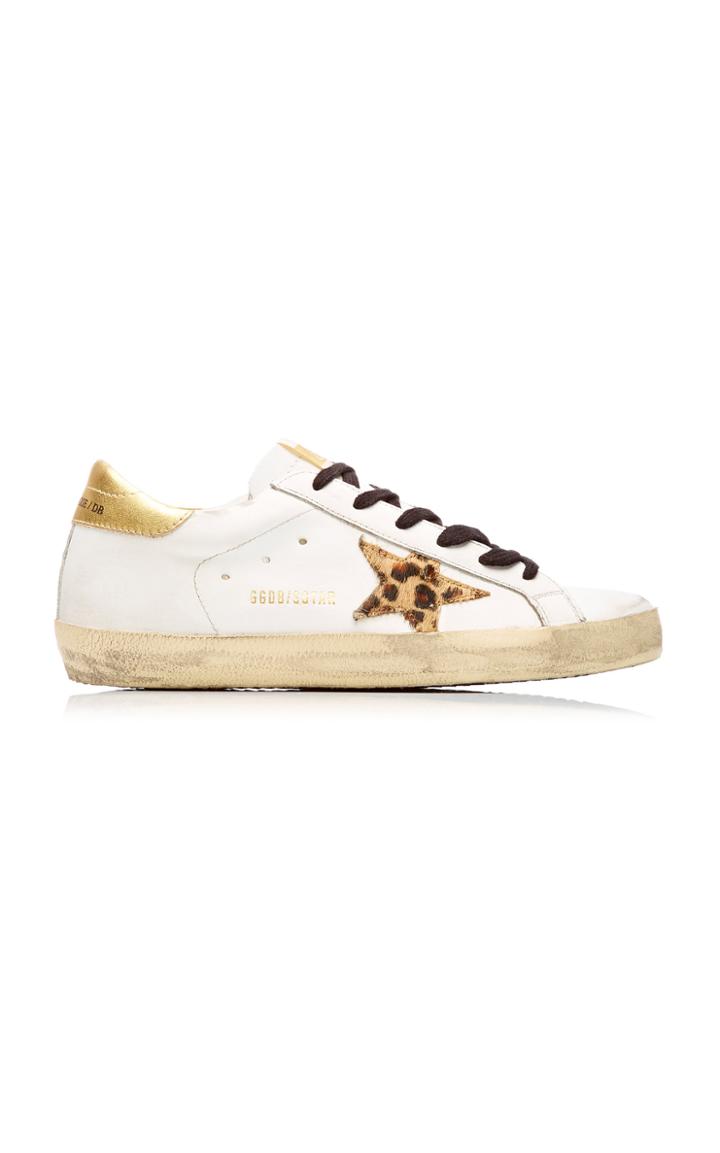 Golden Goose Glitter High-top Leather Sneakers