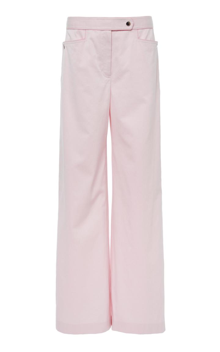 Tory Burch Cotton Wide Leg Pant