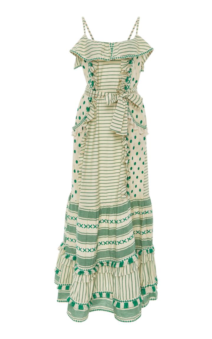Dodo Bar Or Peeri Fringed Tiered Maxi Dress