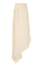 Juan Carlos Obando Gathered Satin Skirt