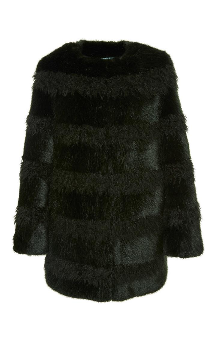 Shrimps Bobbin Coat In Bottle Green