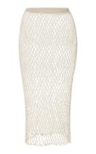 Spencer Vladimir Gone Fishing Silk Midi Skirt