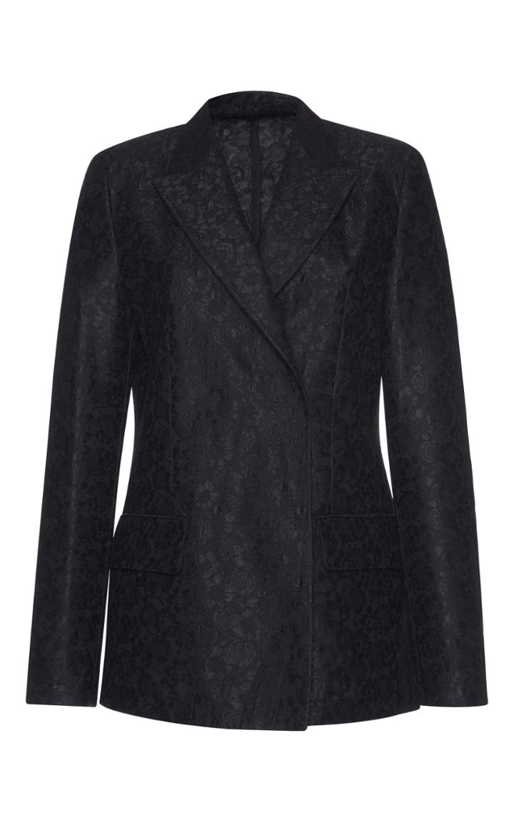 Msgm Lace Double Breasted Jacket