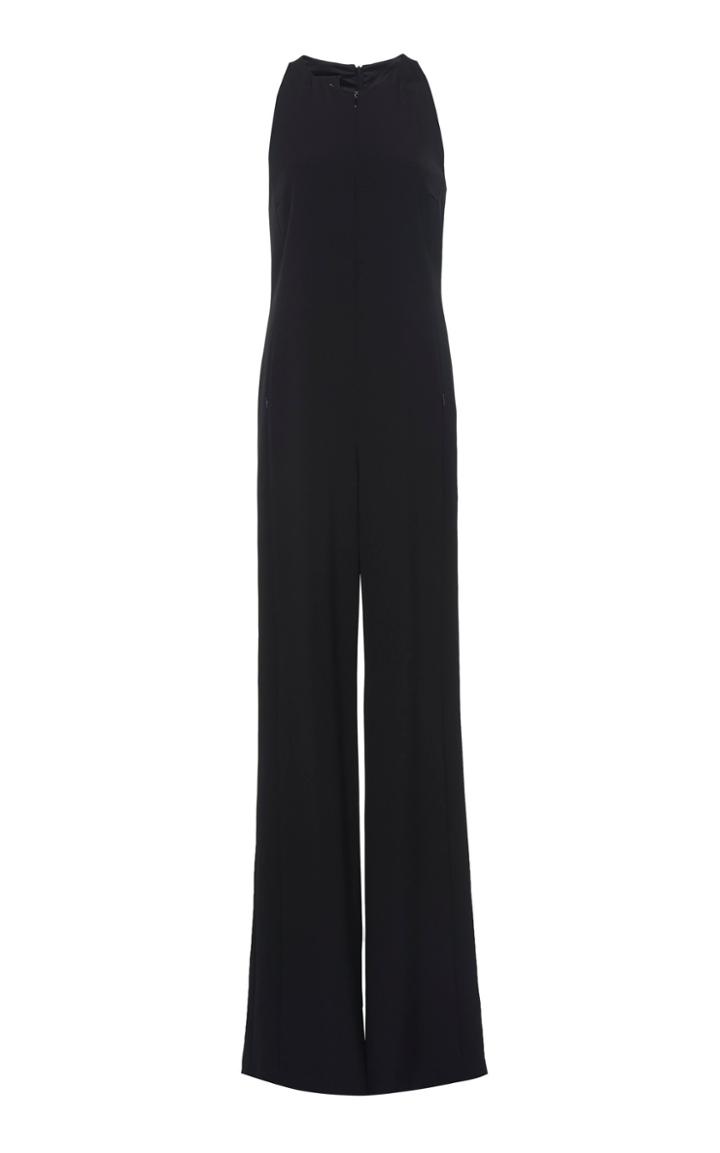 Akris Silk-blend Crepe Wide-leg Jumpsuit