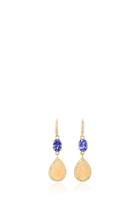 Lauren K 18k Gold Tanzanite Moonstone And Diamond Earrings