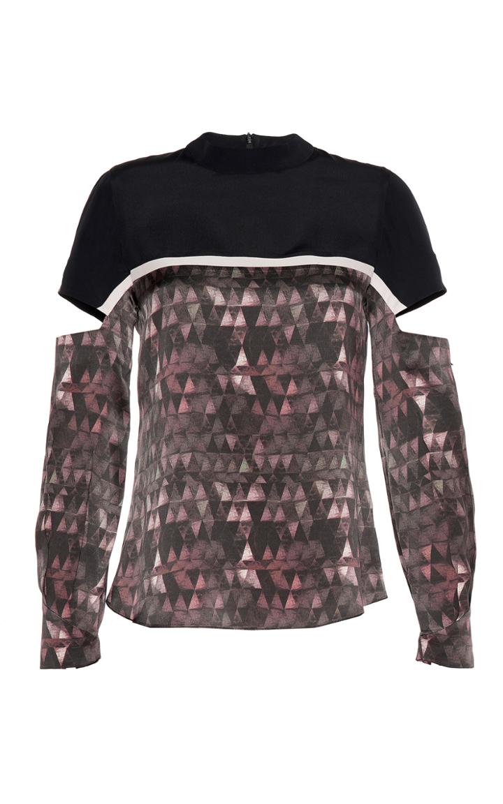 Zeus + Dione Ilia Cut Out Blouse