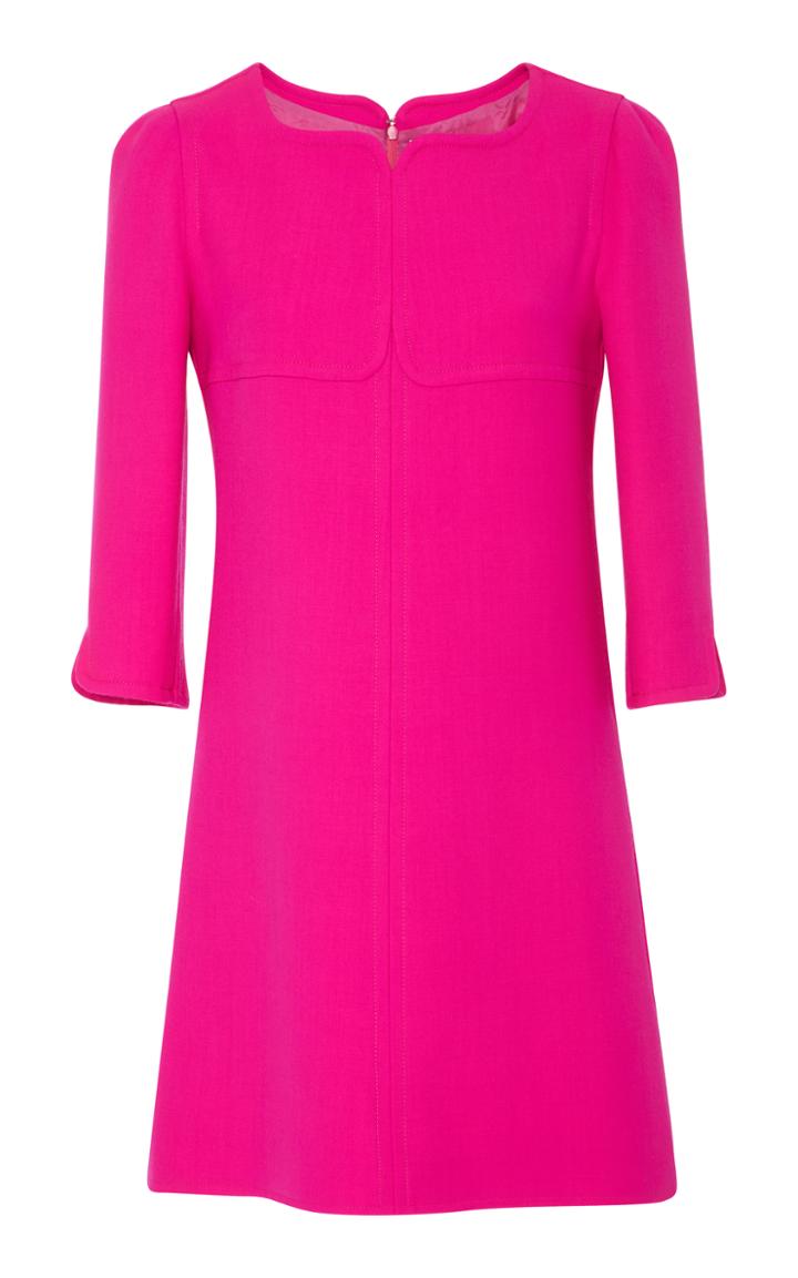 Courrges Swallows Wool Mini Dress