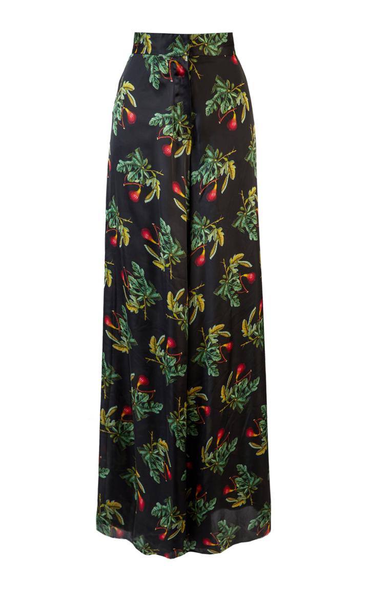 Lake Studio Floral Wide-leg Pants