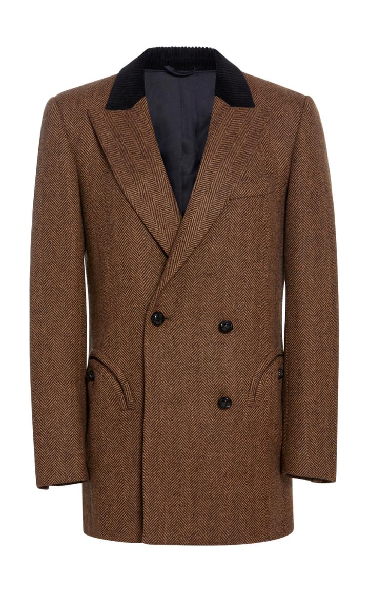 Blaz Milano Lady Anne Double-breasted Wool-crepe Blazer